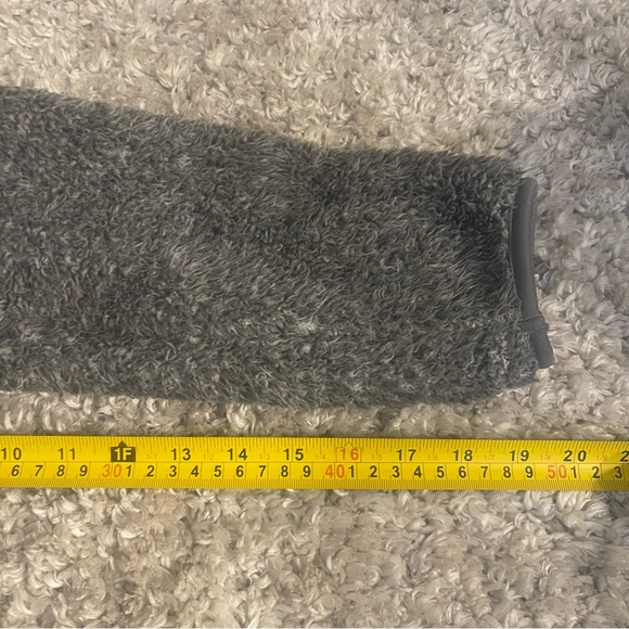 Uniqlo Fluffy Yarn Fleece Full Zip Jacket Gray Teddy Sherpa Size M - Picture 12 of 12